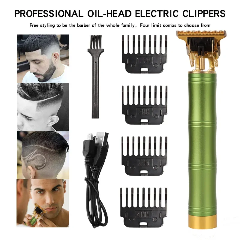 2021-buy-professional-rechargeable-electric-barber-cheap-promozer-trimmers-shavers-hair-clippers-for-man