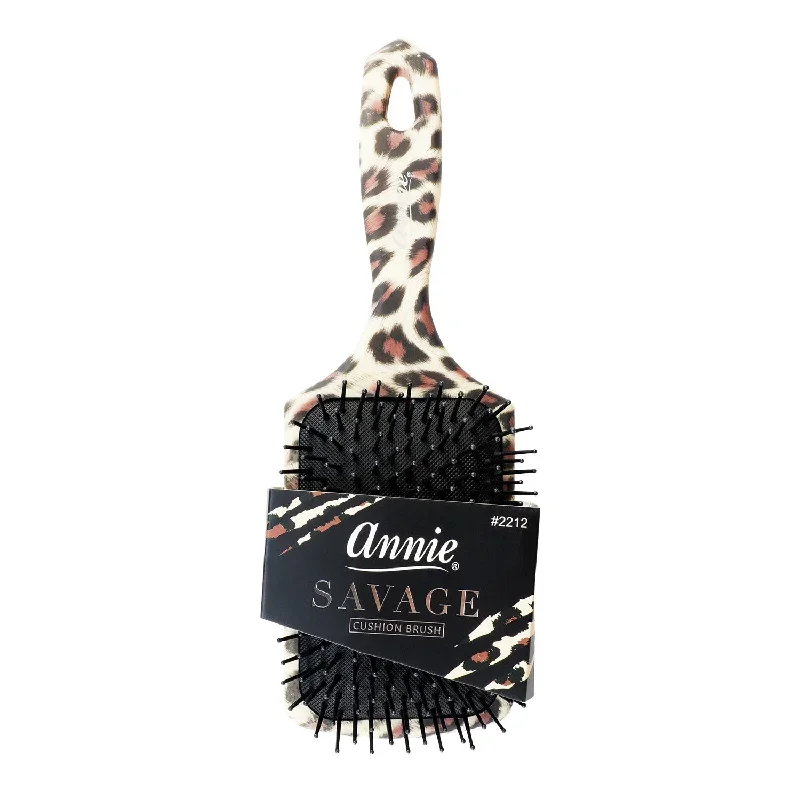 Annie Animal Patterned Paddle Brush Assorted