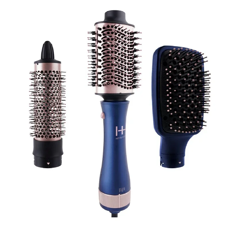 Hot & Hotter All-In-One Interchangeable Hair Dryer Brush Set