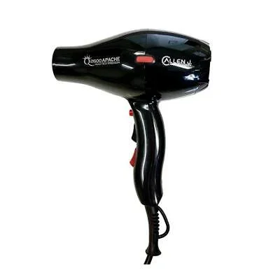 Z Allen J. 2600 Apache Nano Tech Premium Lightweight Salon Hair Blow Dryer 2100W