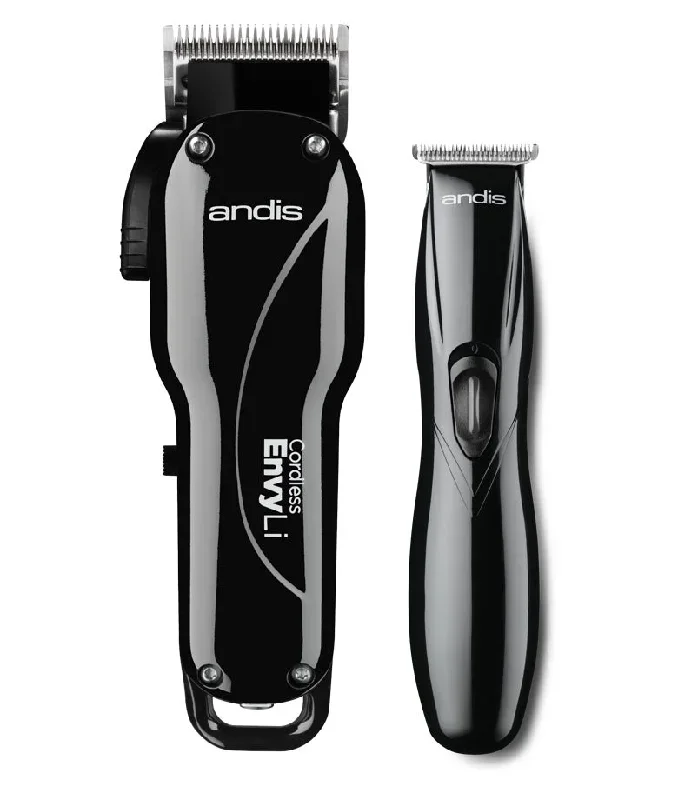 Andis Professional Cordless Fade Combo Envy Li Clipper & Slimline Li Hair Trimmer 75020