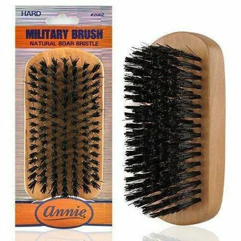 Annie: Hard 100% Boar Bristle Military Brush #2062