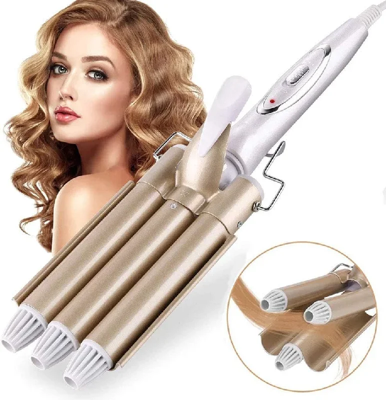 Magic Wave Professional Curling Iron 3 Ceramic Tubes