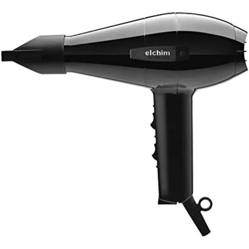 Elchim 2001 Professional Hair Dryer 2000 Watts - Black