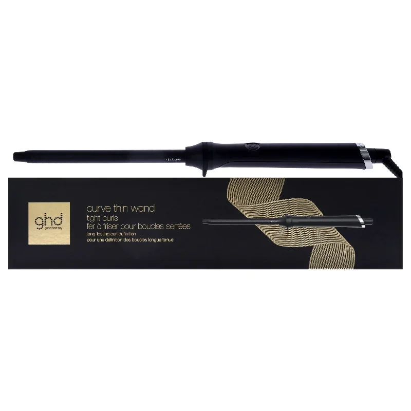 GHD Curve Thin Wand Curling Iron - CPW141 - Black by GHD for Unisex - 0.5 Inch Curling Iron