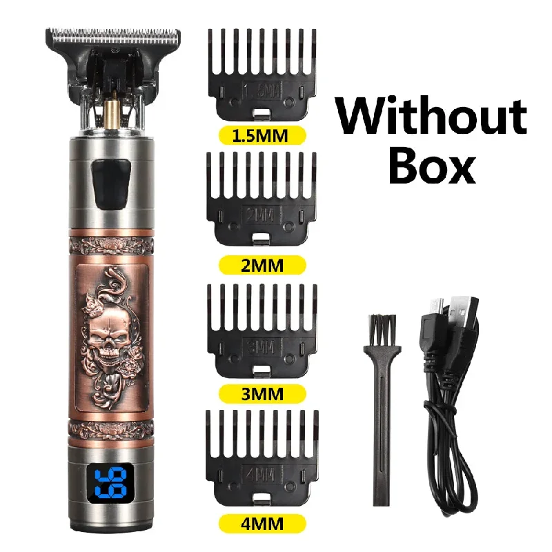 hair-clippers-for-men-professional-barber-clippers-rechargeable-cord-cordless-clipper-four-guide-combs-professional-full-metal-hair-cutting-kit-beard-trimmer-grey-color-2