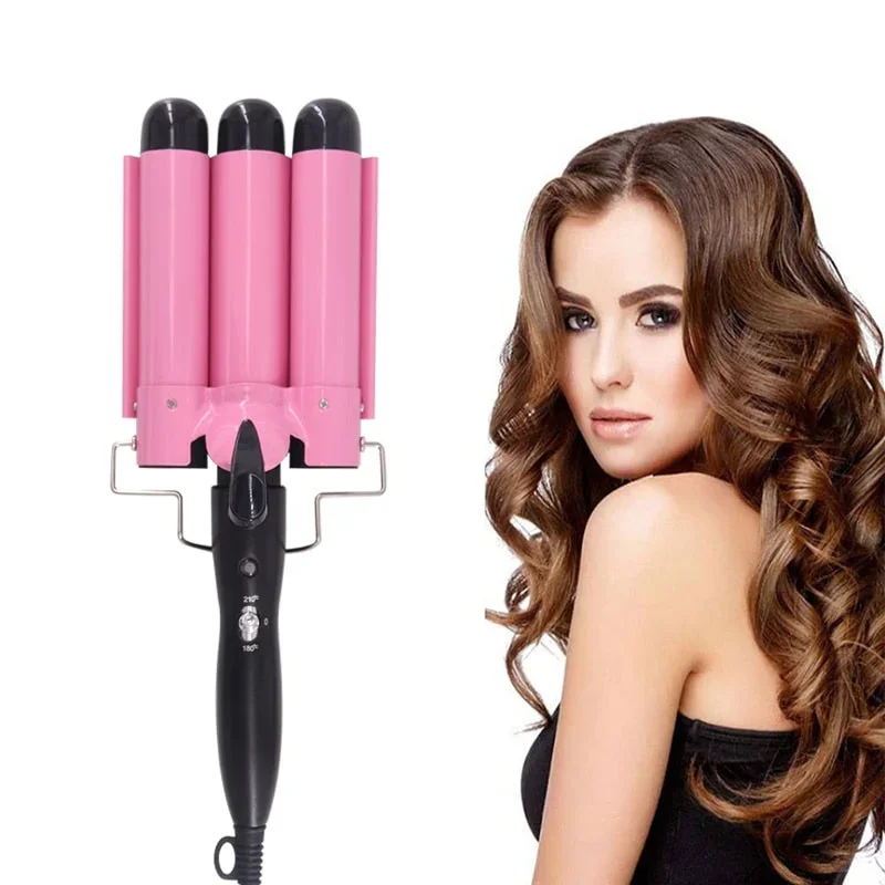 Hair Crimping Curling Iron