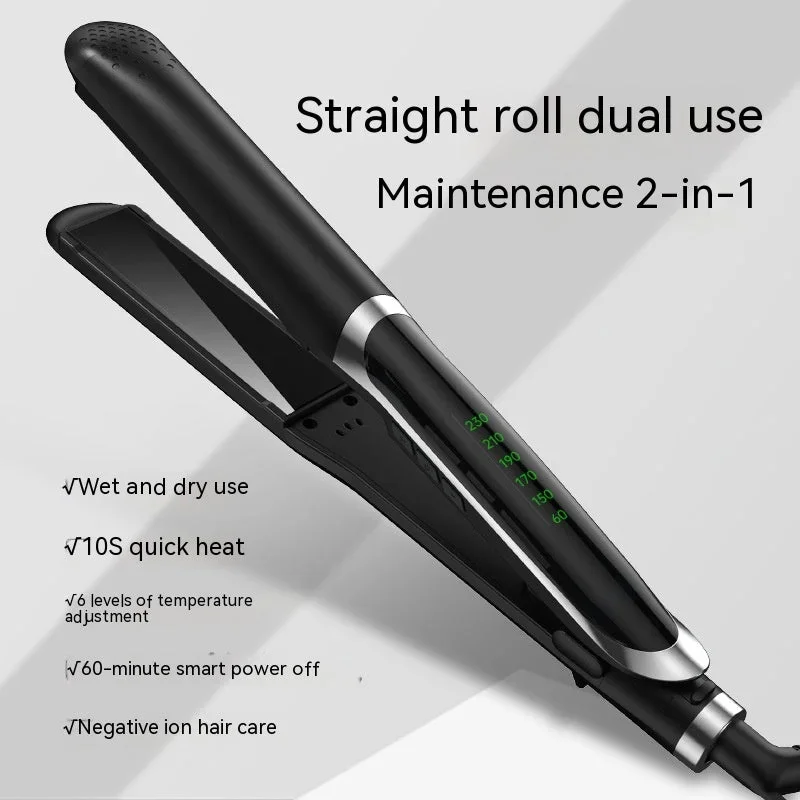 hair-straightener-straight-roll-wet-and-dry-hair-salon