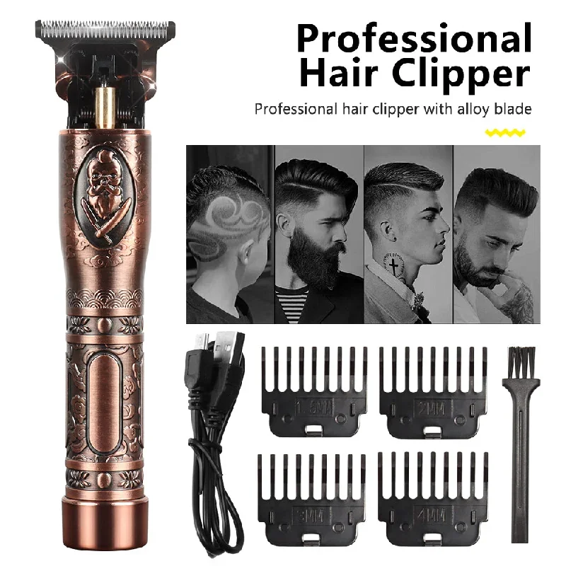 hiena-professional-hair-clippers-for-men-with-rechargeable-and-durable-battery-replaceable-limit-comb-professional-trimmer-haircut-kit-1