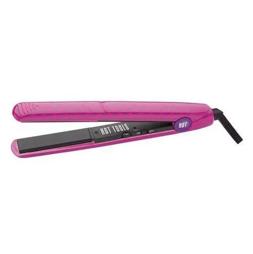 Hot Tools Beauty Skins Pretty in Pink 1 Salon Flat Iron Nano Ceramic HT5110F