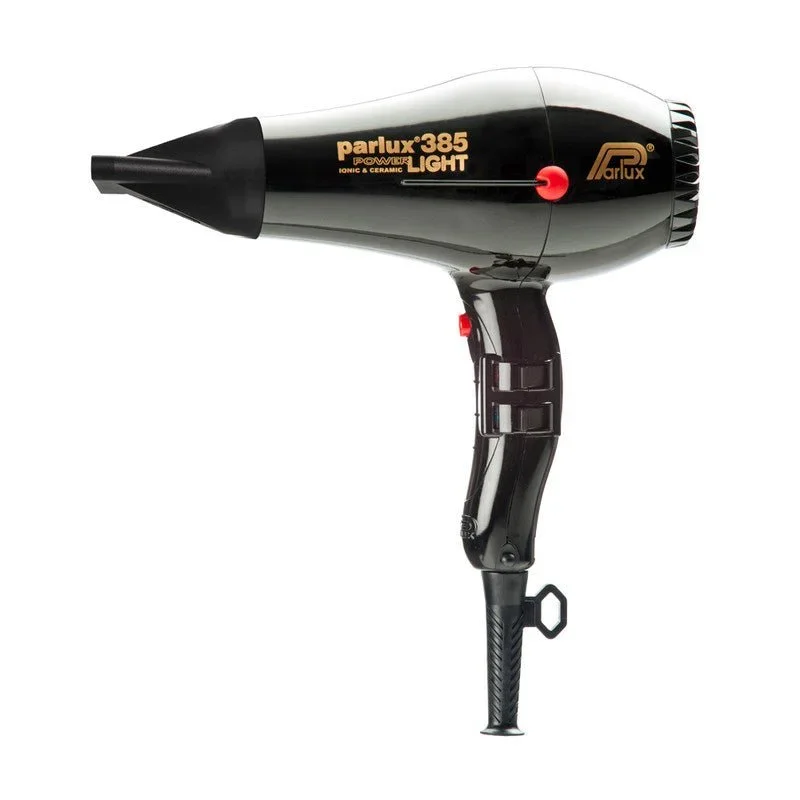 Parlux 385 Powerlight Ceramic & Ionic 2150W Hair Dryer Black