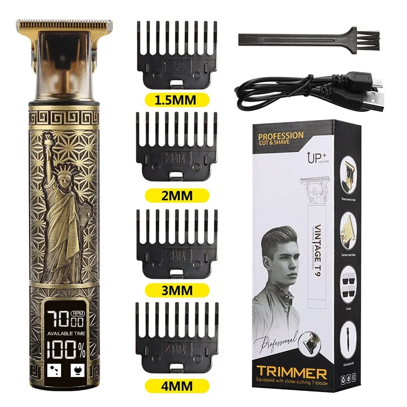 professional-lcd-hair-clipper-for-men-rechargeable-hair-trimmer-machine-oem-power-time-charging-electric-clipper-vintage-t9