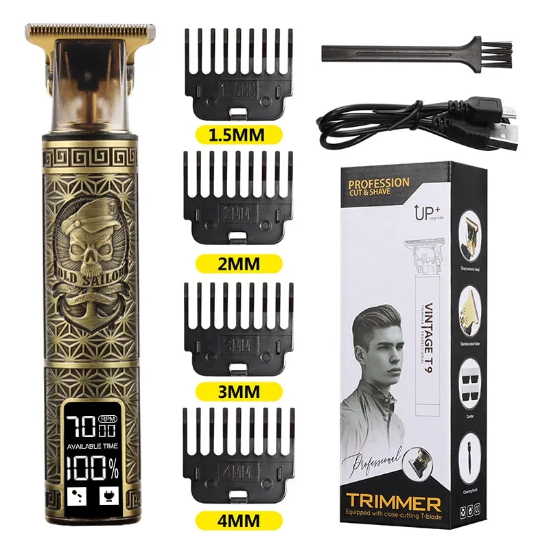 professional-lcd-hair-clipper-for-men-rechargeable-hair-trimmer-machine-oem-power-time-charging-electric-clipper-vintage-t9