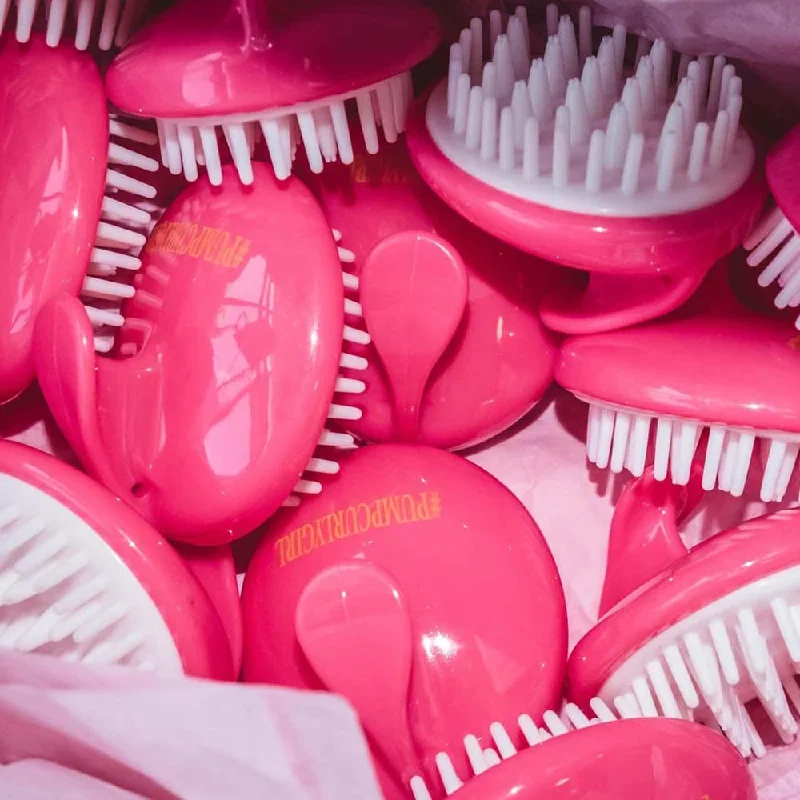 pump-haircare-shampoo-brush-pink