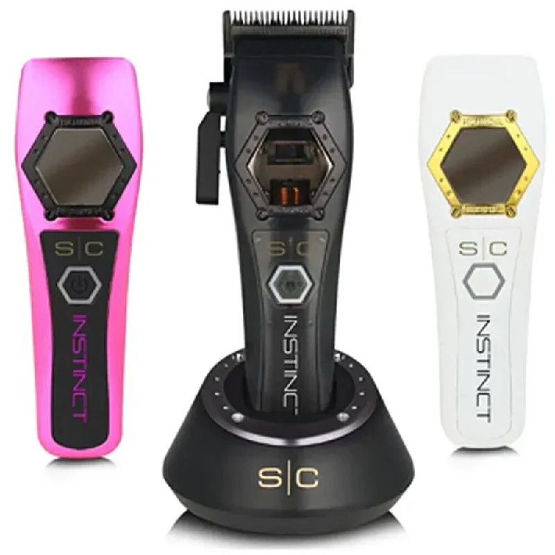 StyleCraft Instinct Metal Professional Cordless Vector Motor Hair Clipper SC611M