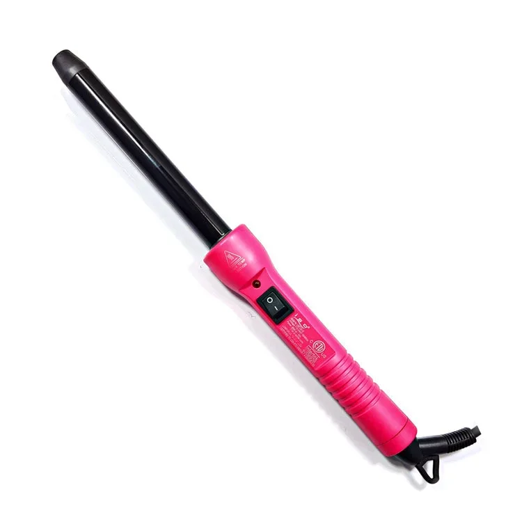 The Twister - 19mm Tourmaline-Infused Ceramic Pro Curling Wand w/ Cool Tip