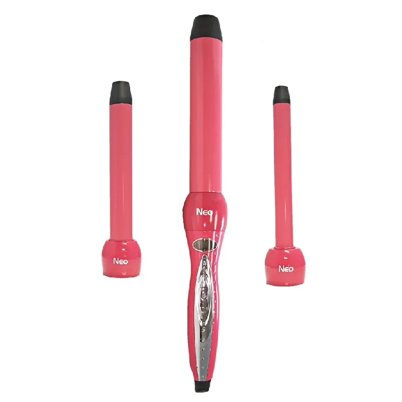 Twister 3-in-1 Digital Pro Interchangeable Ceramic Curling Wand Set