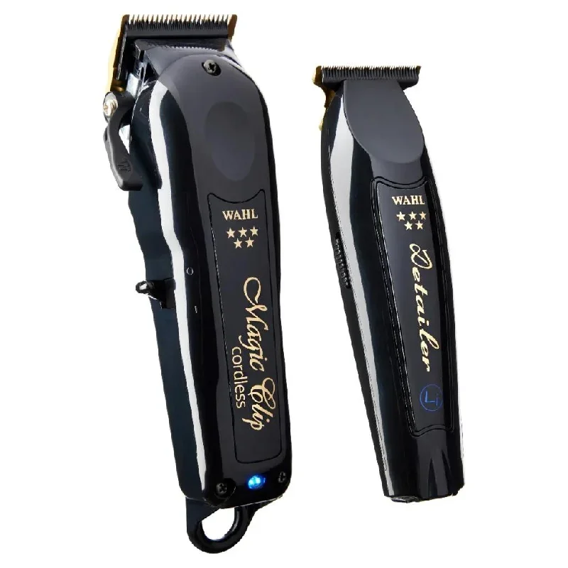 Wahl 5-Star Cordless Barber Combo Magic Clipper & Detailer Li Trimmer 3025397